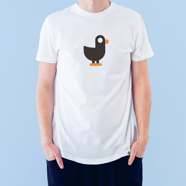 Duck T-Shirt White – Official merch S – The kurzgesagt Shop