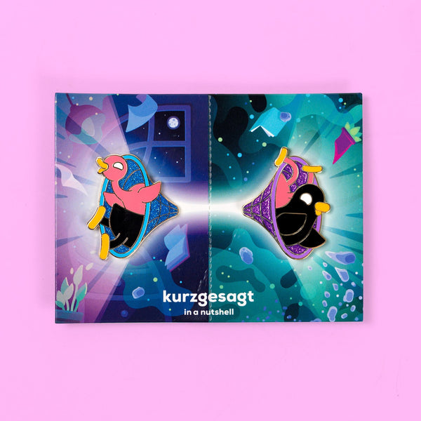 Friendship Wormhole Enamel Pins Set the kurzgesagt shop