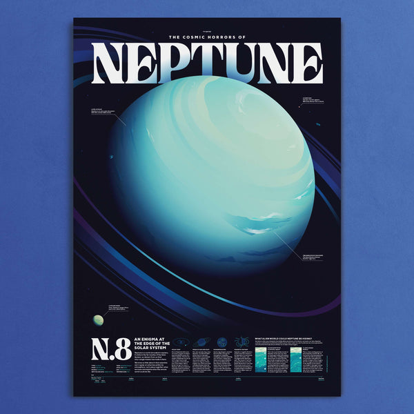 The Cosmic Horrors of Neptune Poster – the kurzgesagt shop