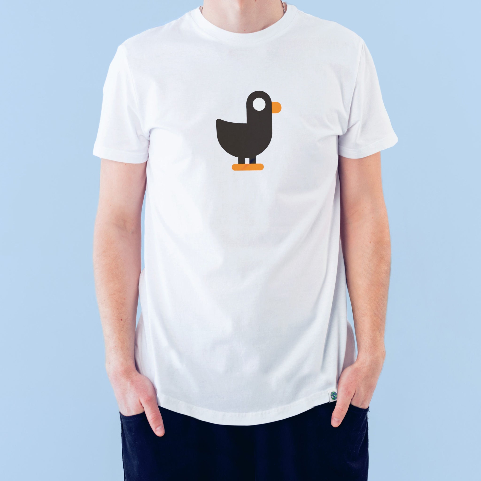 in A Nutshell – kurzgesagt Duck Shirt Gray L – The kurzgesagt Shop