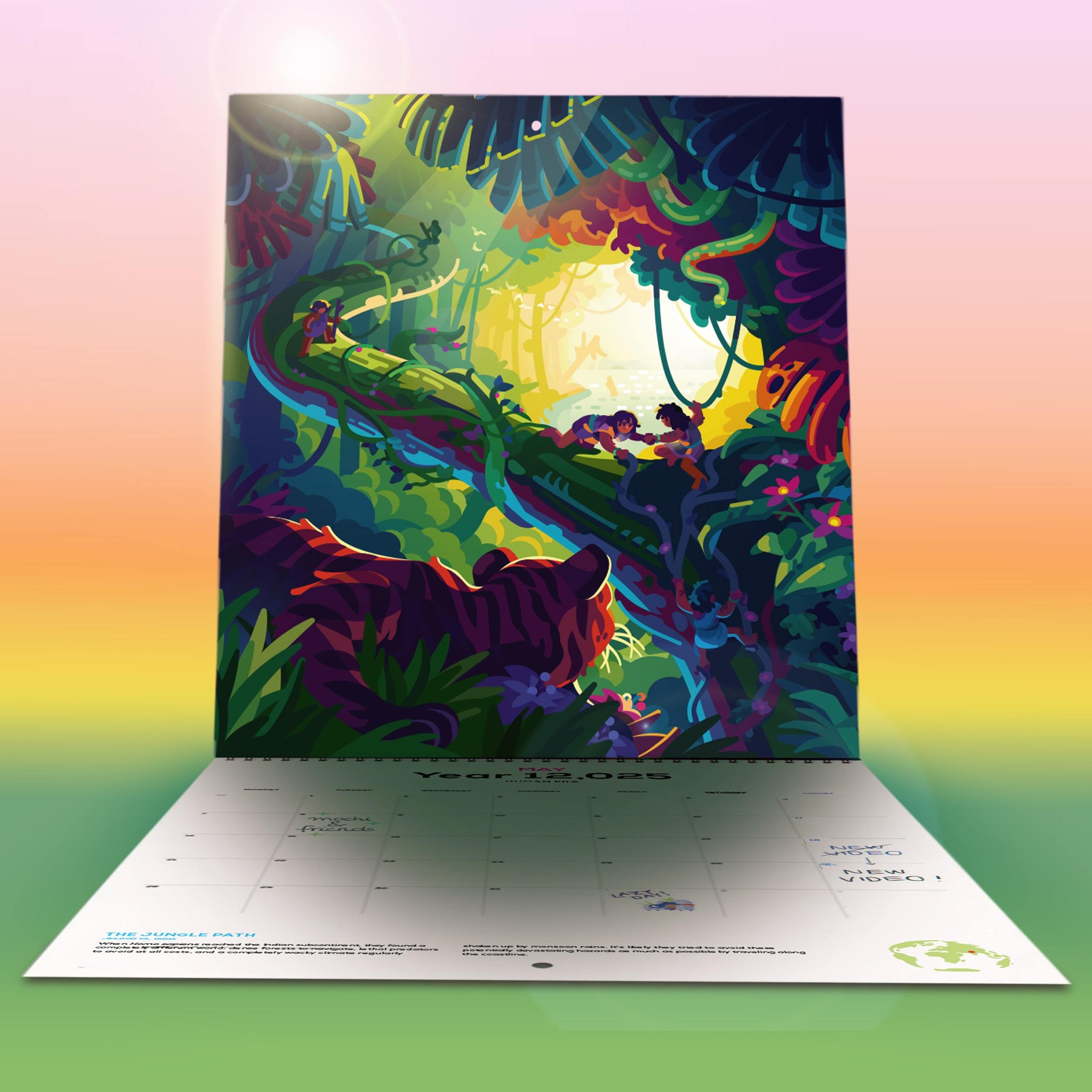 12,025 Human Era Calendar the kurzgesagt shop