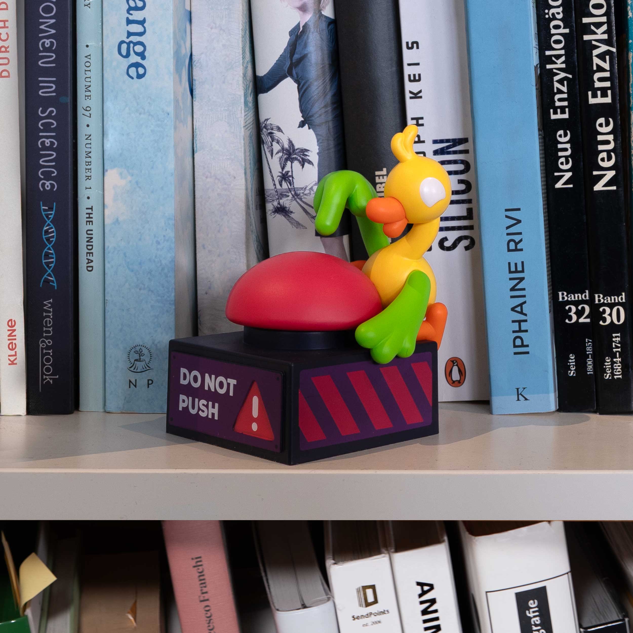 Statue Figure Button Figurine 003: Big, Red Button - Cosmic Collectibles by kurzgesagt – the ...