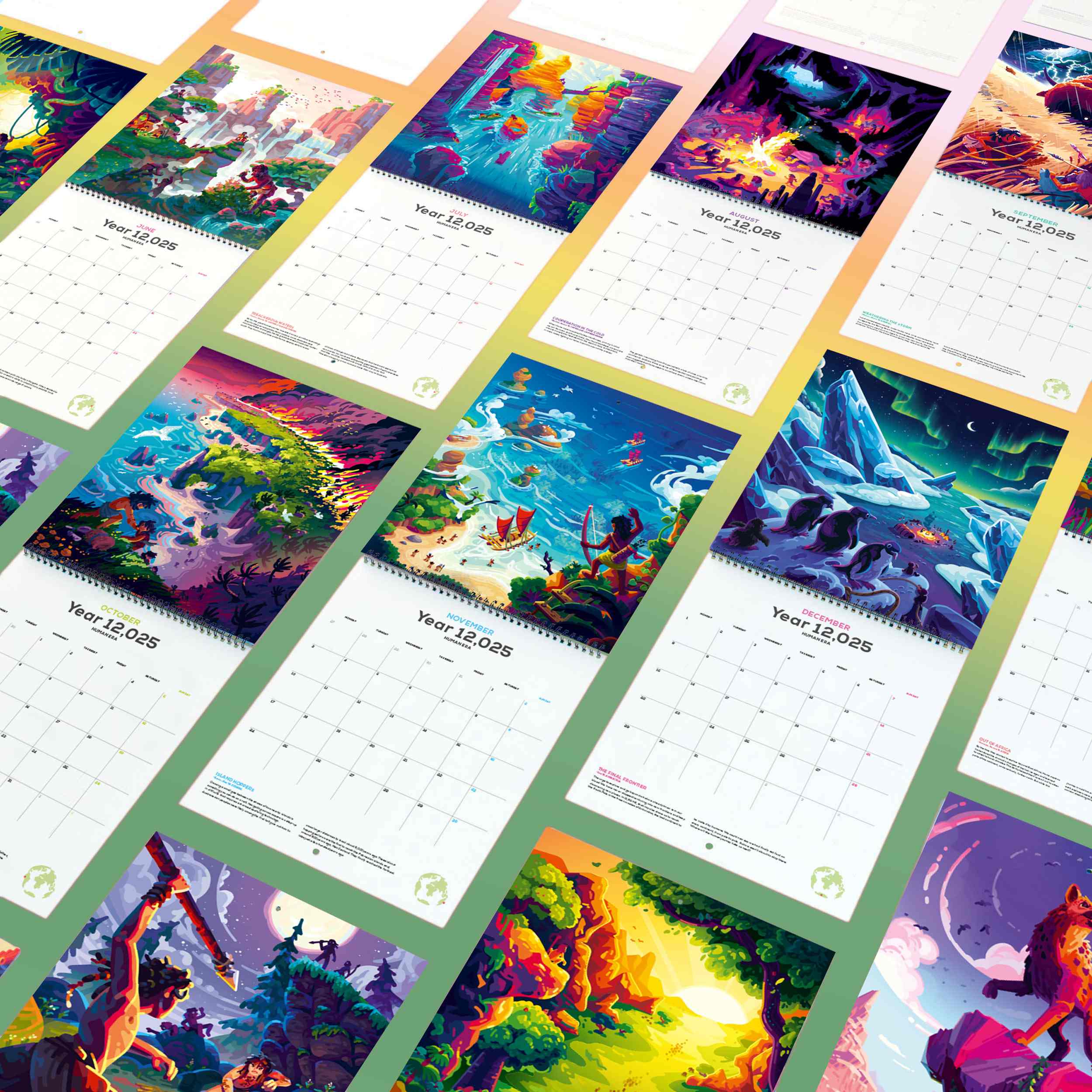 12,025 Human Era Calendar the kurzgesagt shop
