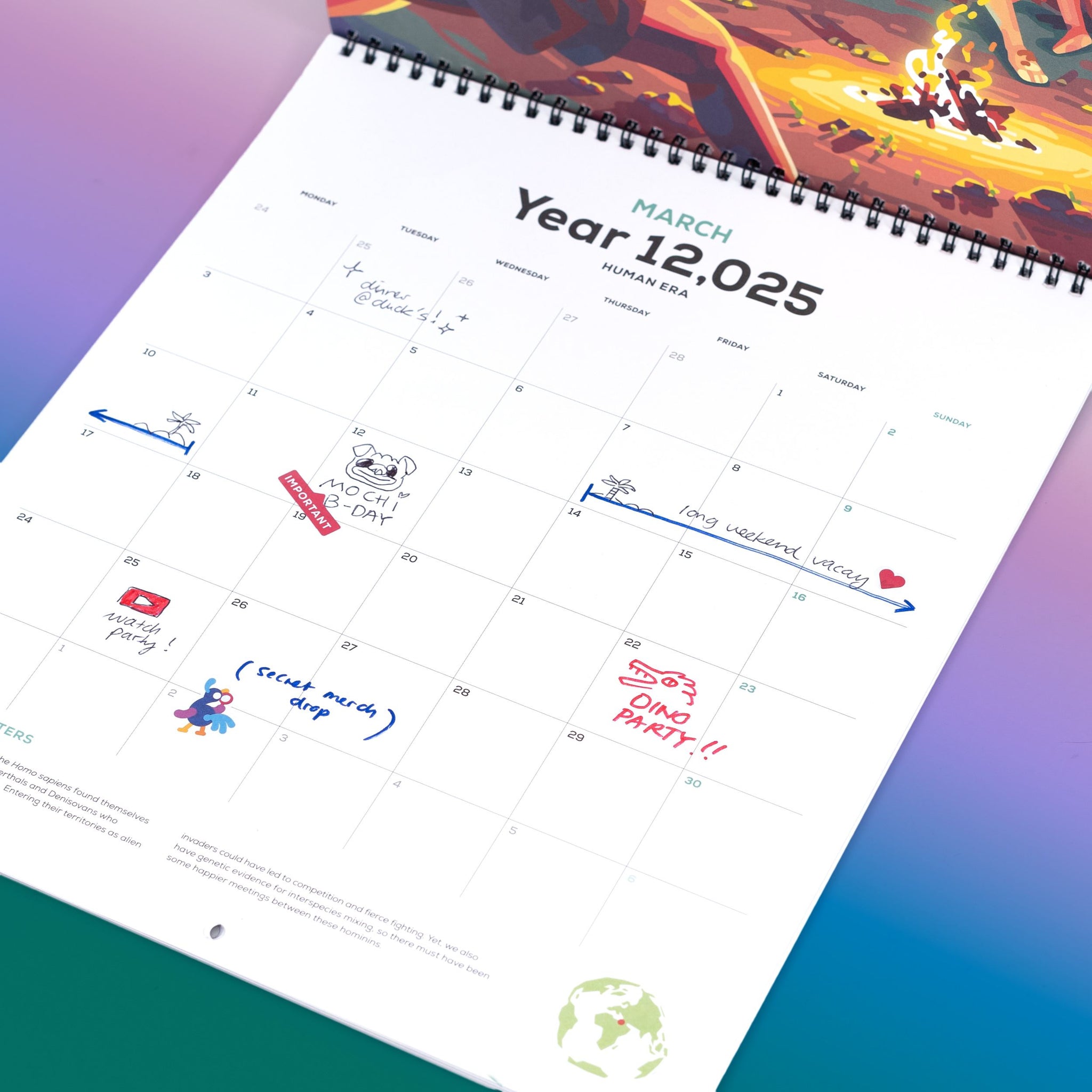 12,025 Human Era Calendar – the kurzgesagt shop