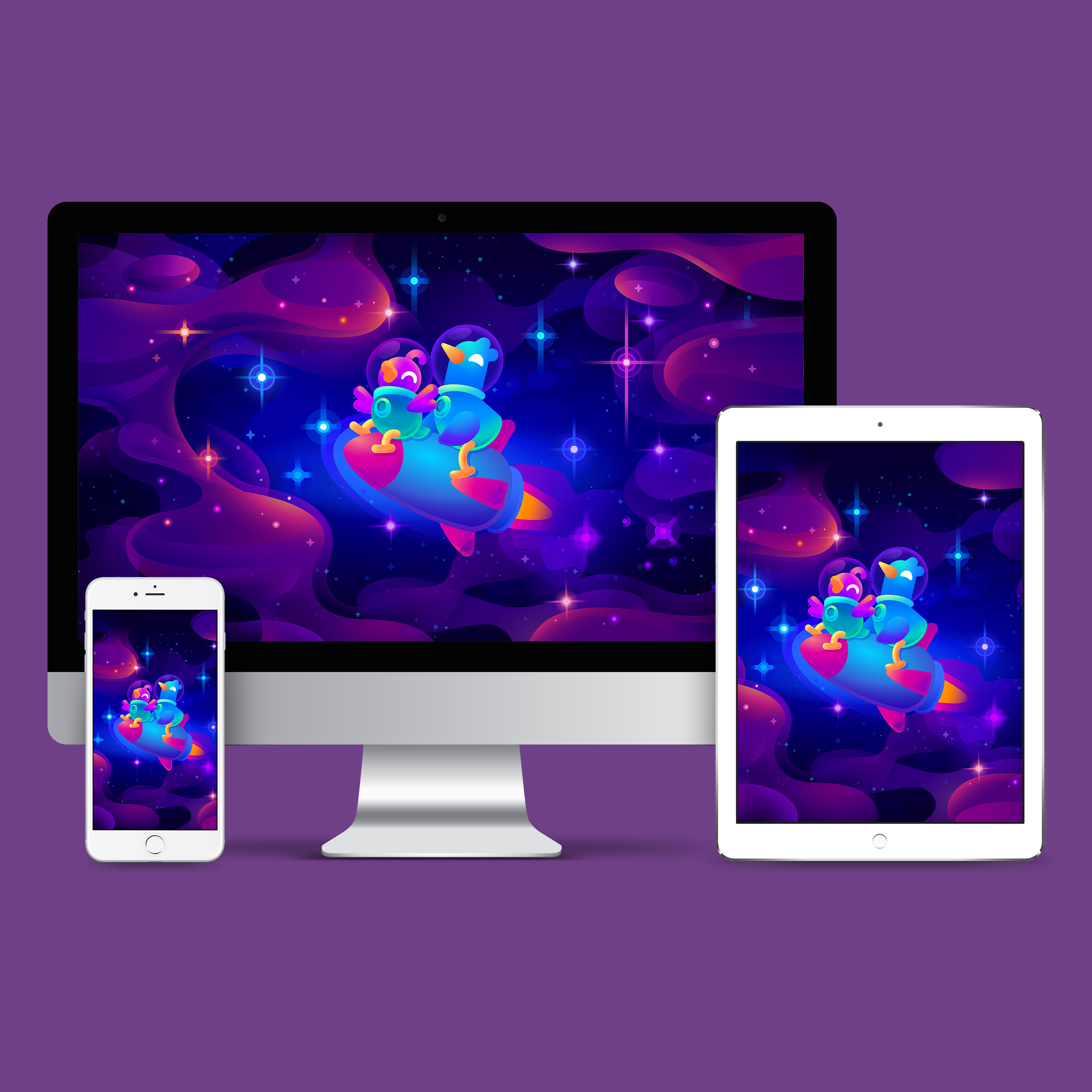 Cosmic Expedition Wallpaper Pack